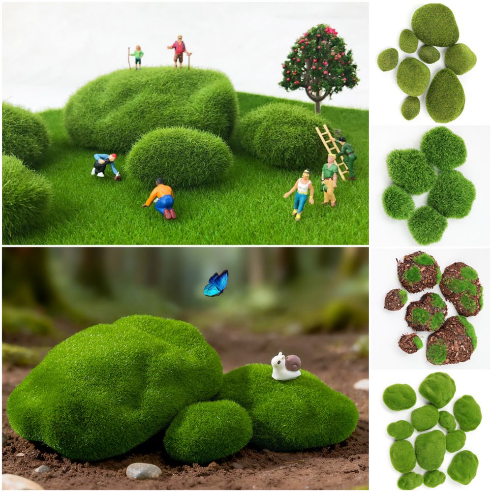 Planted Aquarium Models - 2/4/6/10 قطع من أحجار الطحلب الاصطناعية