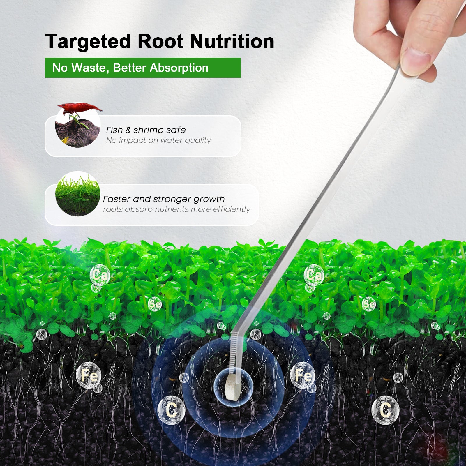 Aquarium Plant Fertilizer - أقراص FZONE للنباتات المائية العذبة، ملحقات