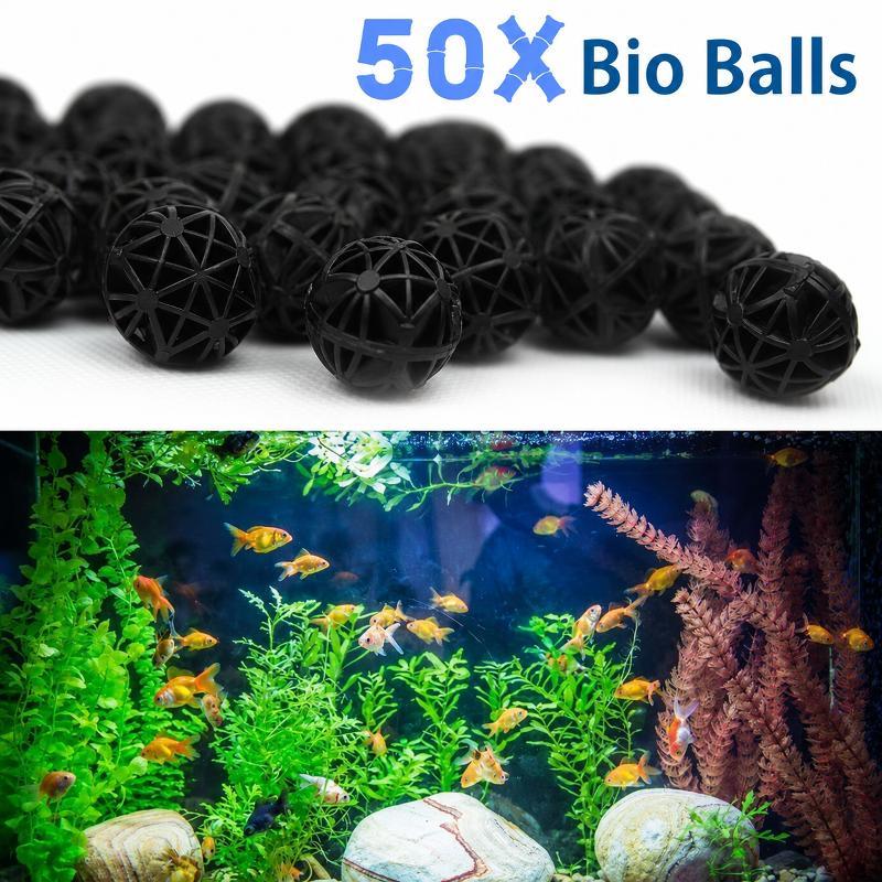 Aquarium Plant Fertilizer - 50 قطعة من الكرات الحيوية بحجم