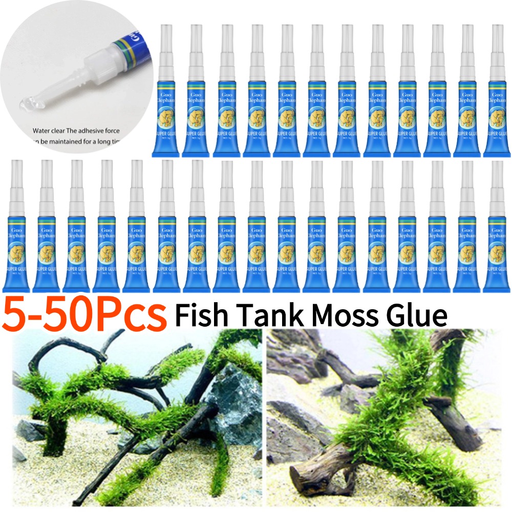 Aquarium Plant Gel - 50-5 قطعة خزان الأسماك المناظر الطبيعية