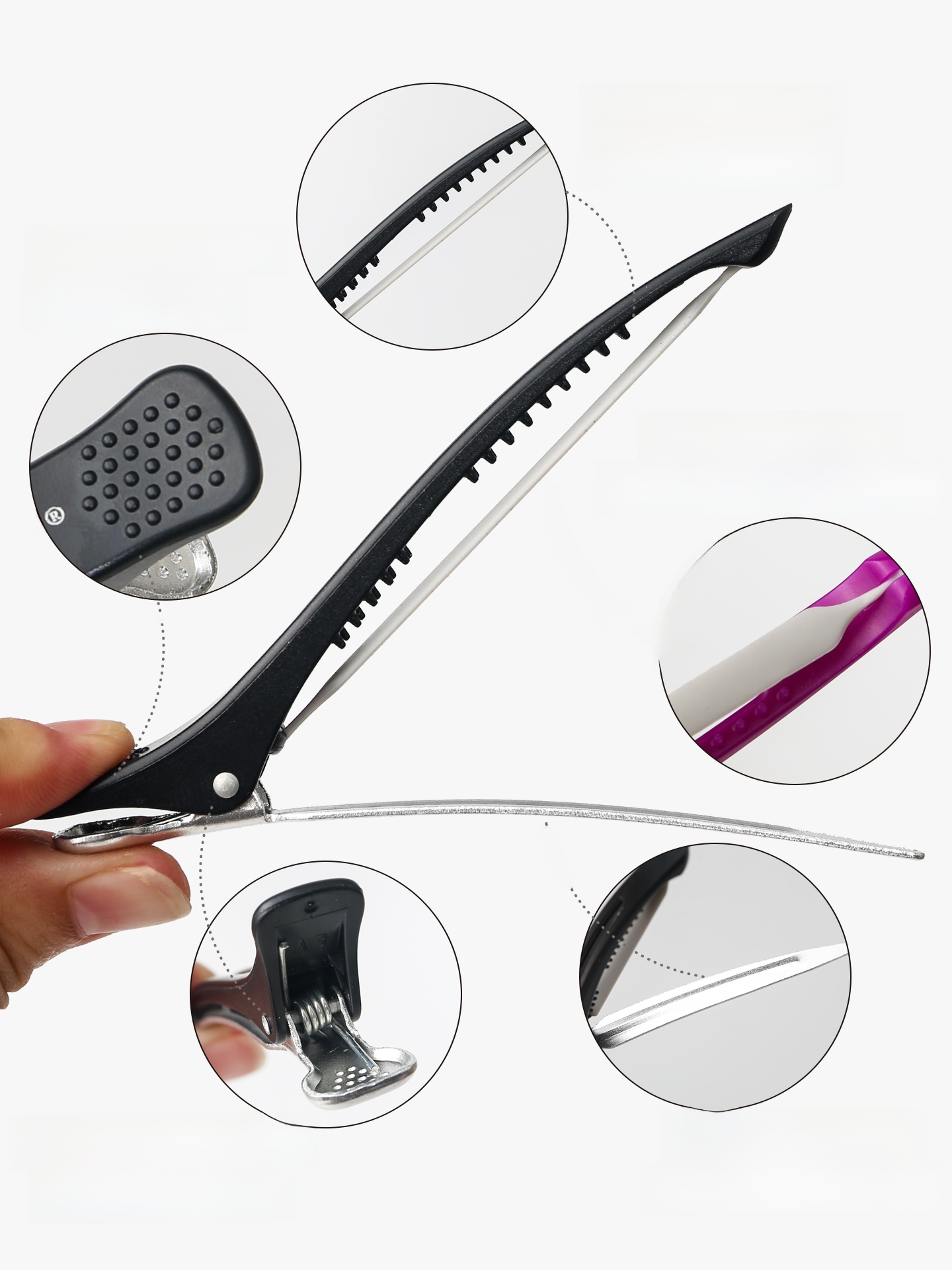 مشبك شعر احترافي على شكل منقار - مراجعة Trimming Scissor Set وسعره