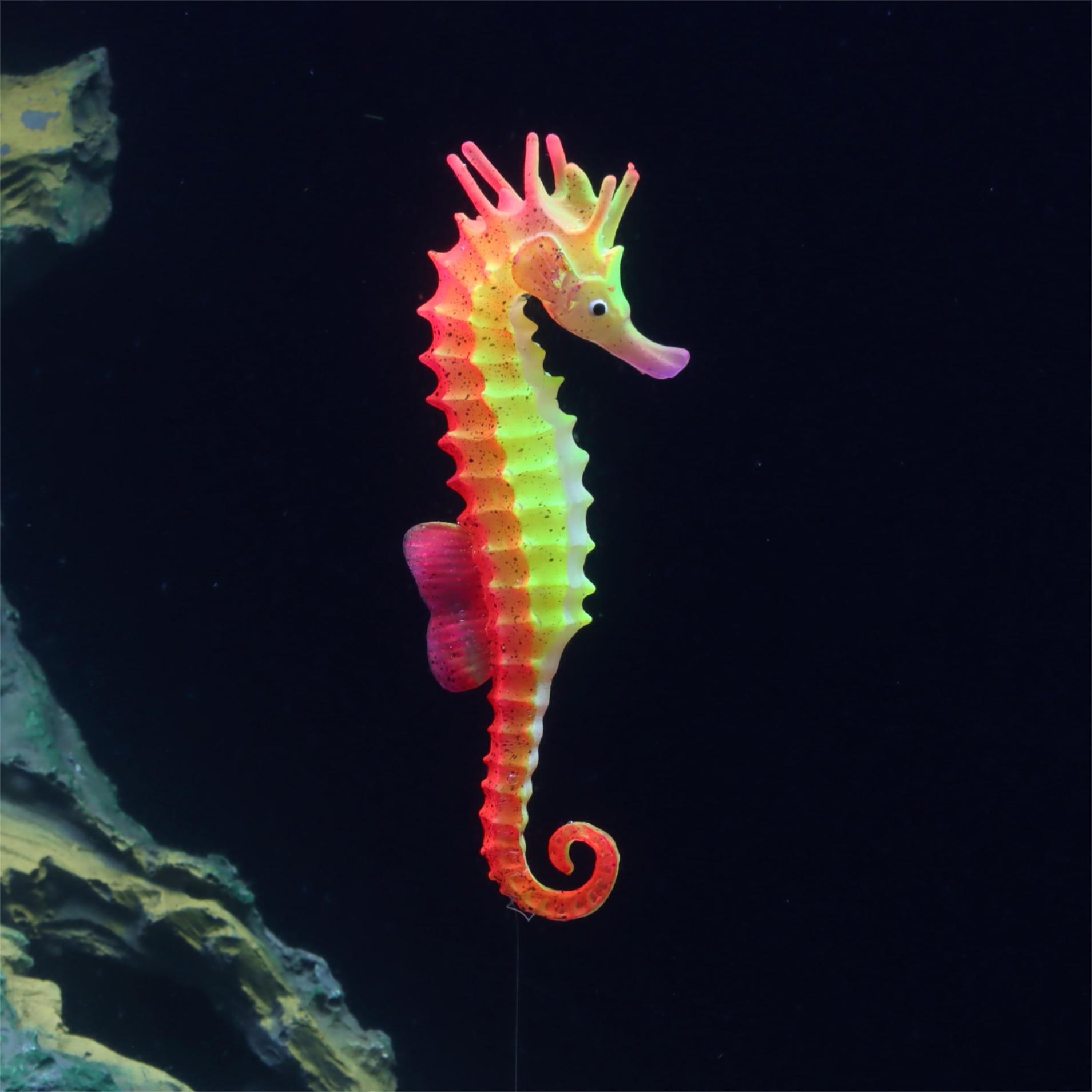 1 قطعة ديكور خزان الأسماك مضيئ - مراجعة Aquarium Plant Gel وسعره