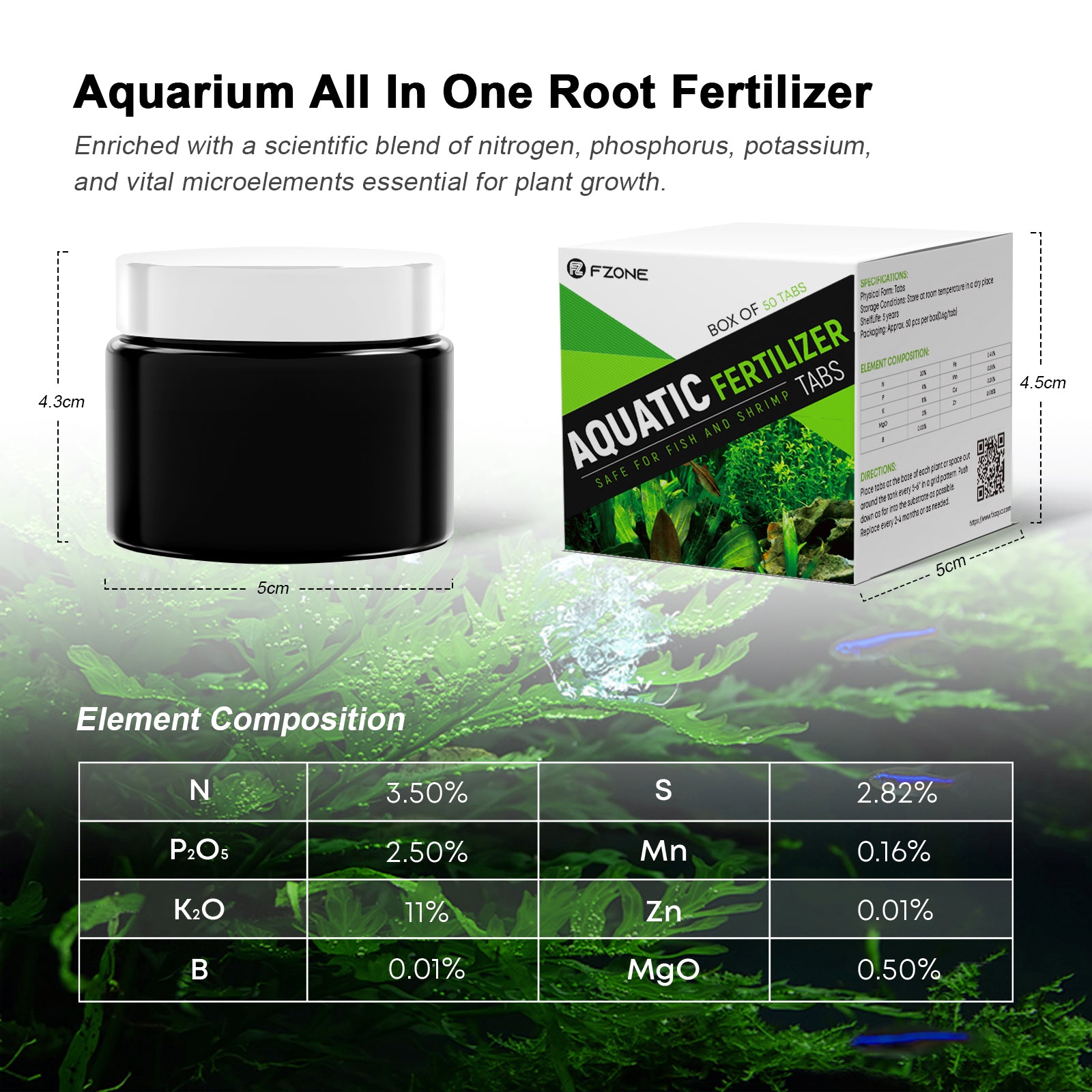 أقراص FZONE للنباتات المائية ا - مراجعة Aquarium Plant Fertilizer وسعره