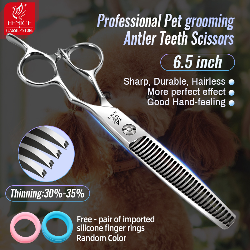 مقصات تنحيف شعر الكلاب الاحترا - مراجعة Trimming Scissor Set وسعره
