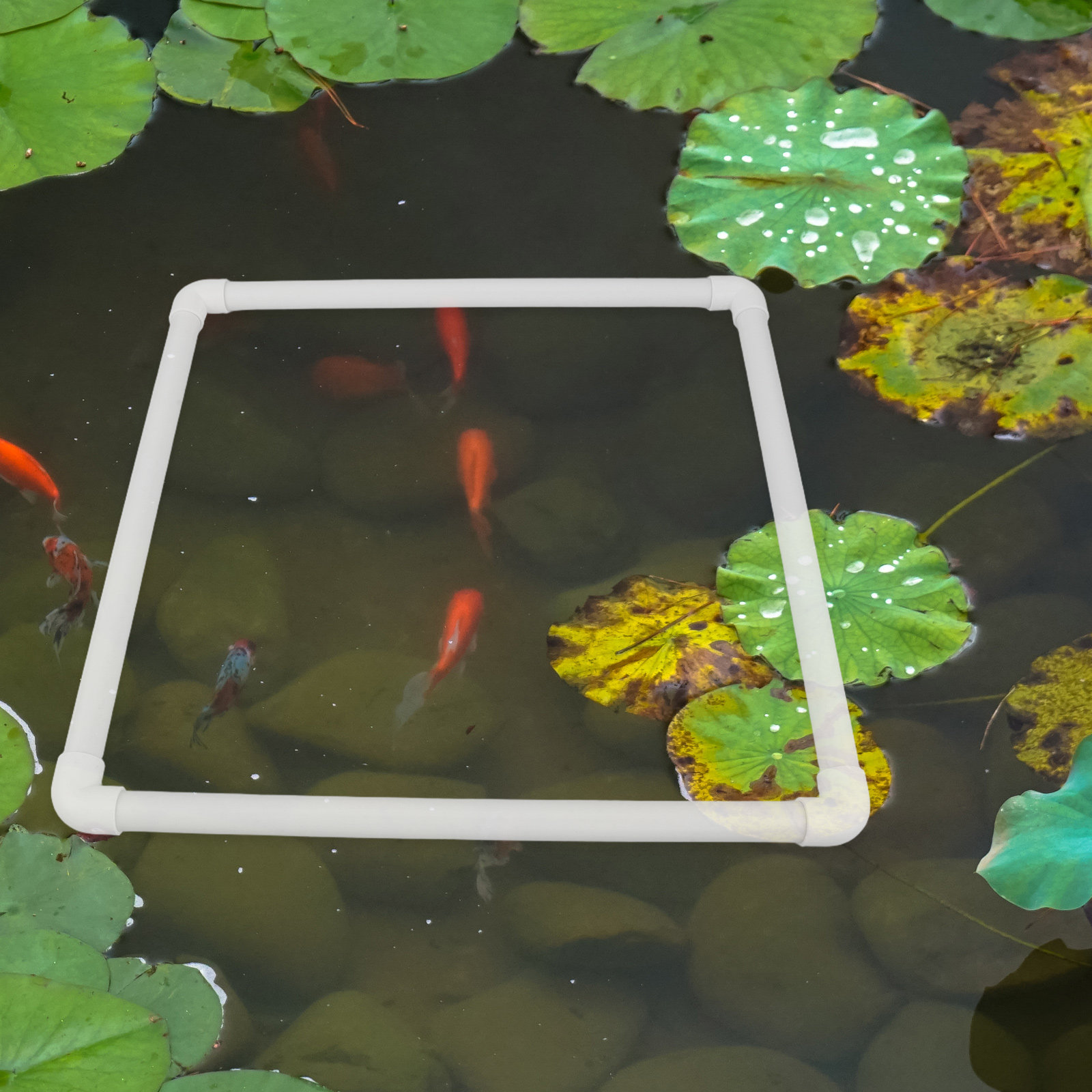حاجز نباتي عائم لحوض السمك، حل - مراجعة Aquarium Plant Rings وسعره