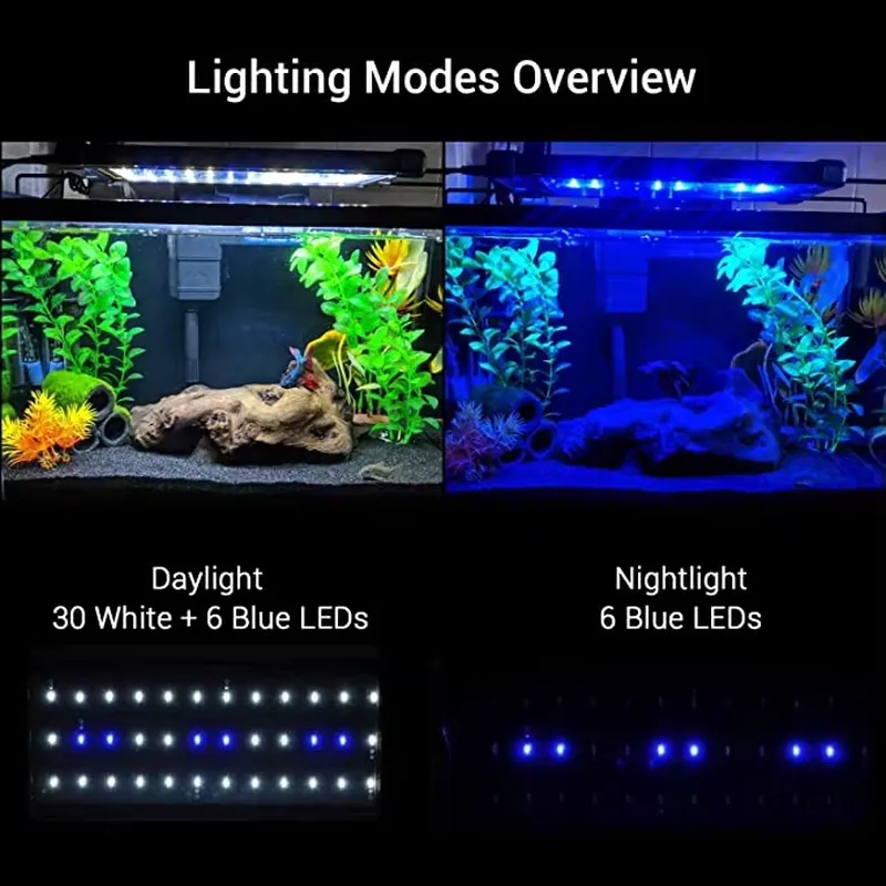 مصباح حوض السمك LED من GAKO مو - مراجعة Planted Aquarium Models وسعره