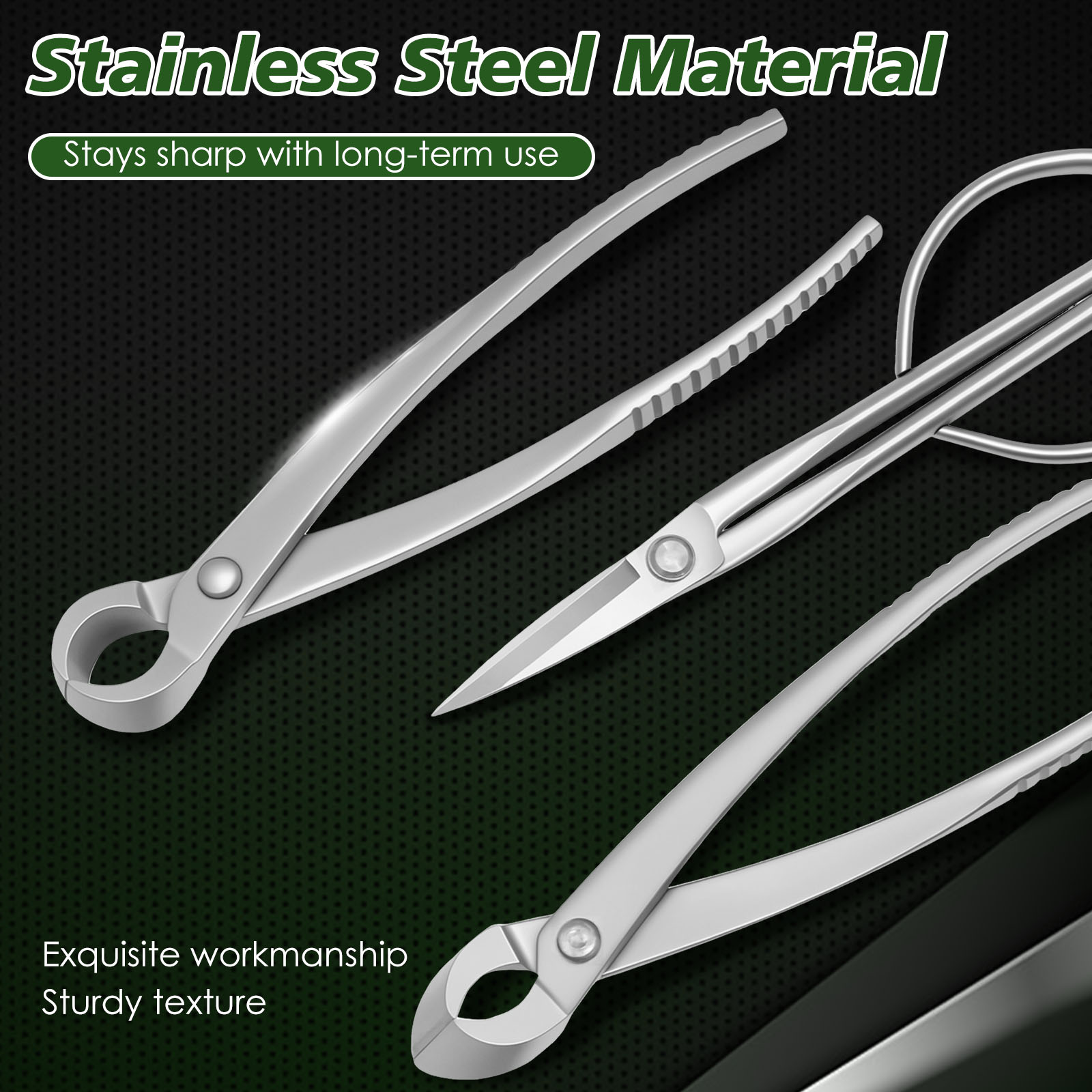 طقم أدوات البونساي 3 قطع مع قا - مراجعة Trimming Scissor Set وسعره