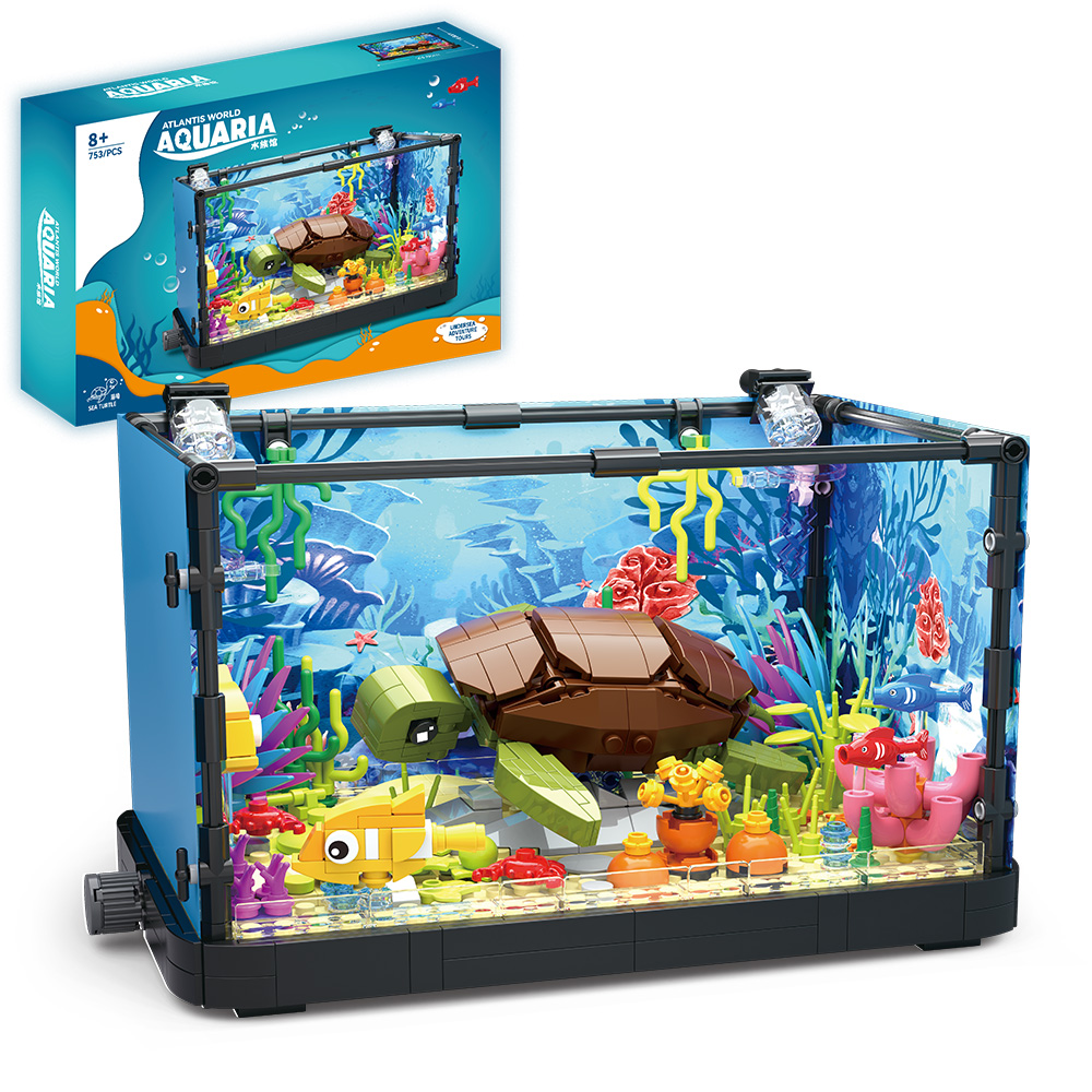 مجموعة مكعبات بناء حوض السمك،  - مراجعة Planted Aquarium Models وسعره