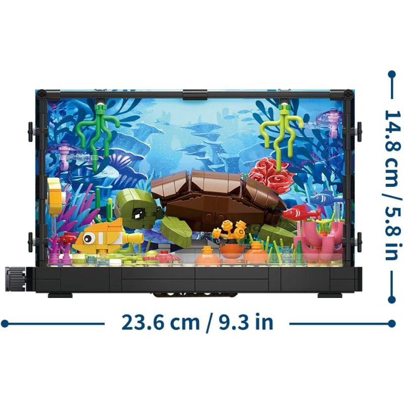 مجموعة مكعبات بناء حوض السمك،  - مراجعة Planted Aquarium Models وسعره