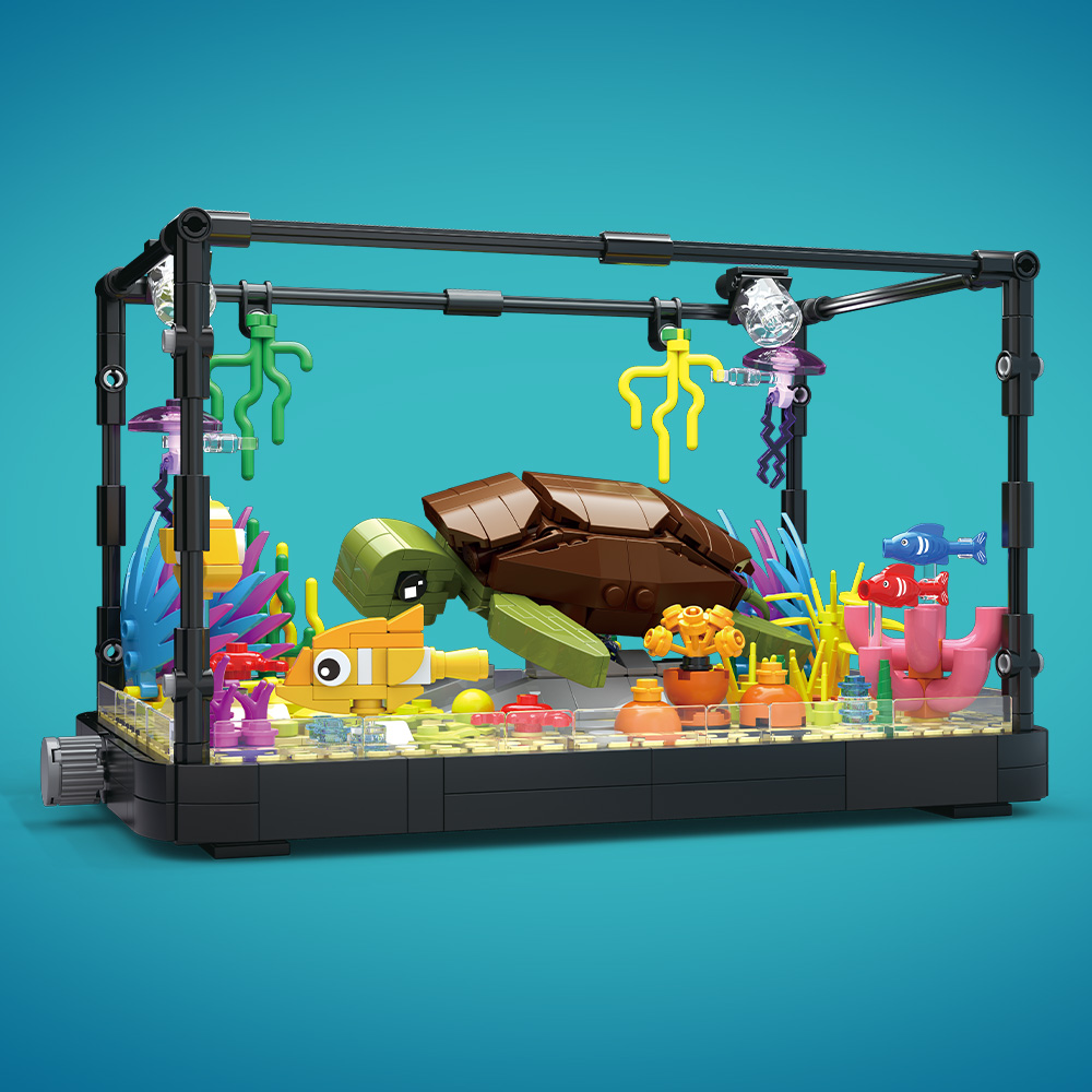 مجموعة مكعبات بناء حوض السمك،  - مراجعة Planted Aquarium Models وسعره