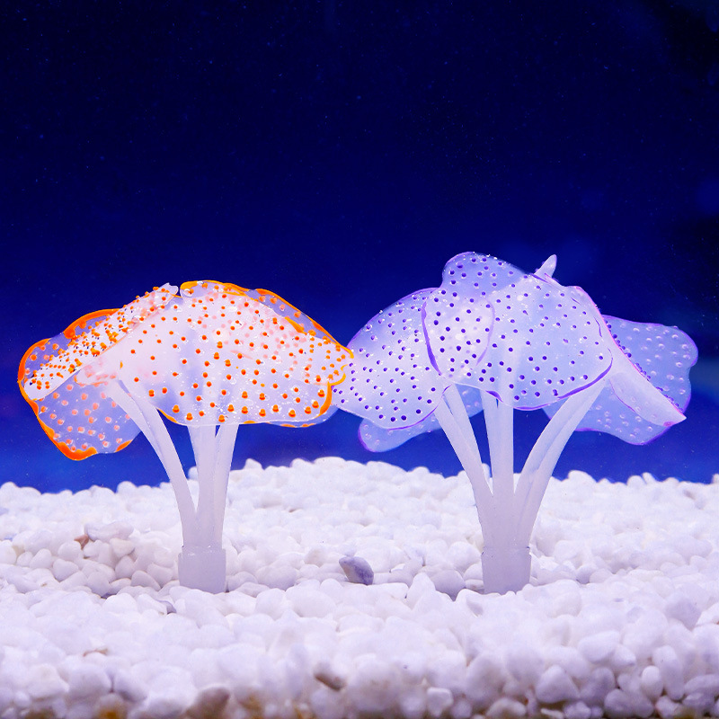 زينة حوض السمك من السيليكون عل - مراجعة Aquarium Plant Gel وسعره